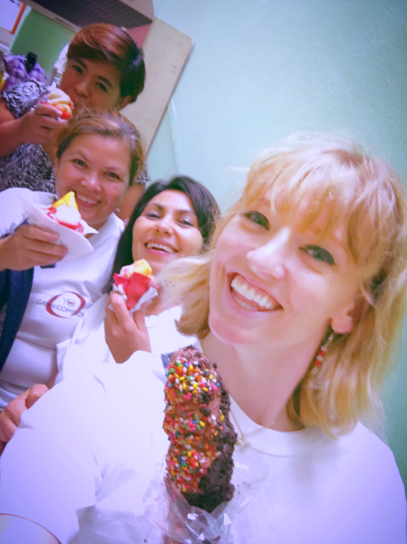 My first chocobanano! An after-work adventure I DEFINITELY wasn't expecting!